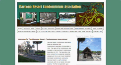 Desktop Screenshot of clarconaresort.com